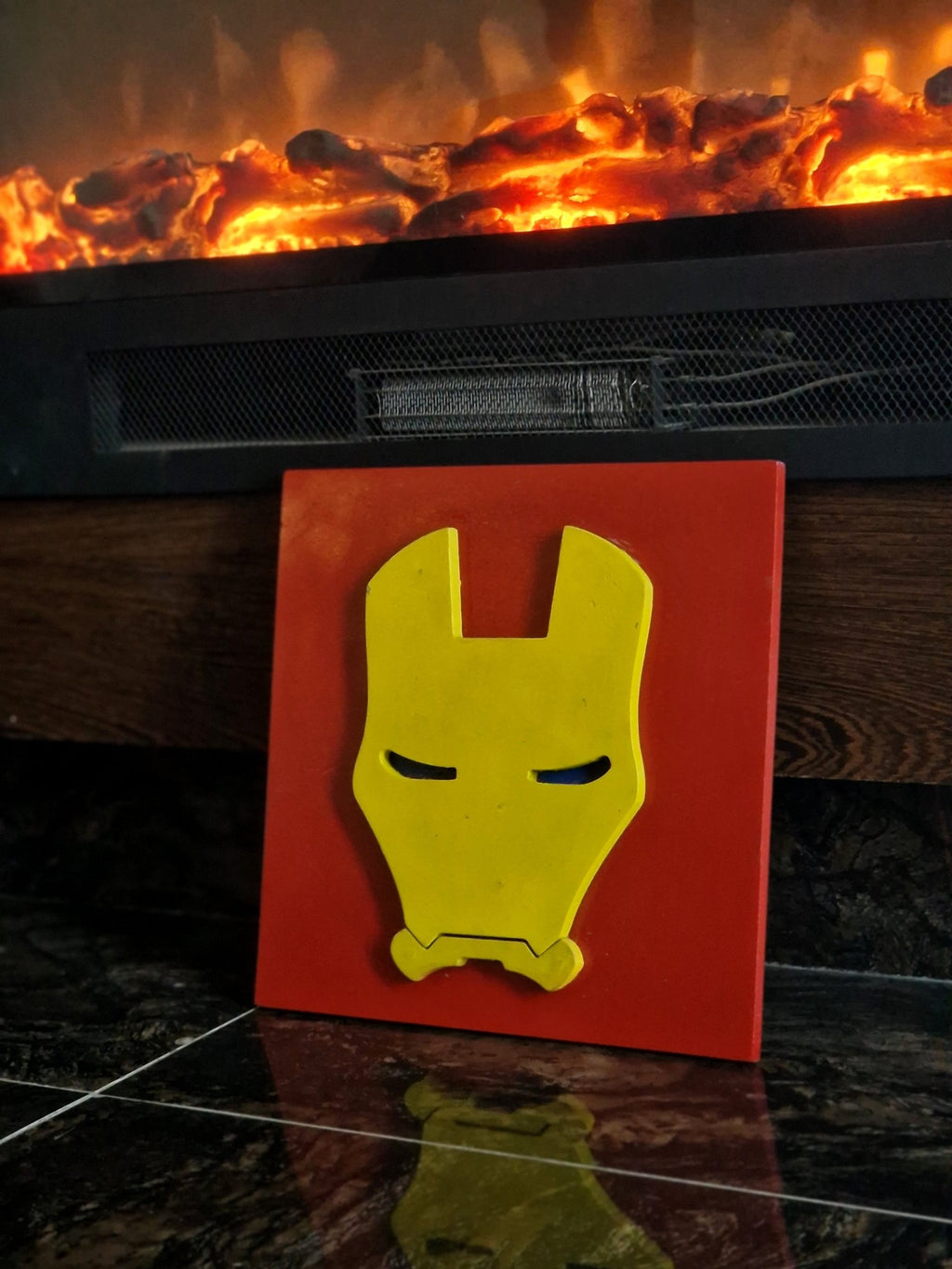 MARVEL 3D FRAME IN WOODEN ART (IRON - MAN , CAPTAN AMERICA , SPIDER - MAN 30% OFF) - MINDSTONE