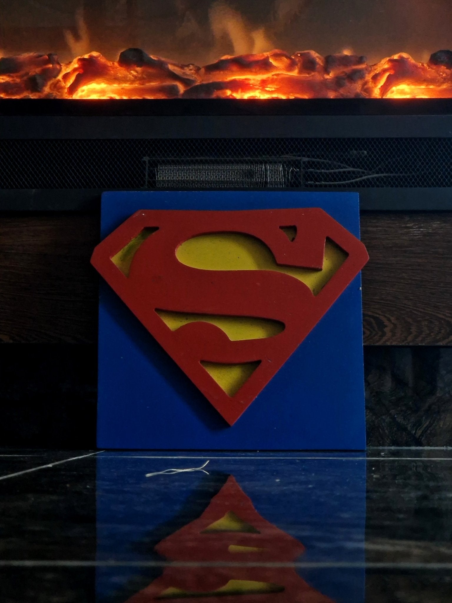 DC LEAUGE - 3D FRAME IN WOODEN ART (IRON - MAN , BAT - MAN , FLASH 30 % OFF) - MINDSTONE