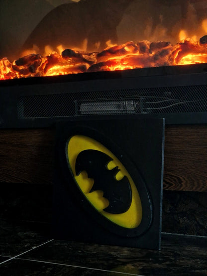 DC LEAUGE - 3D FRAME IN WOODEN ART (IRON - MAN , BAT - MAN , FLASH 30 % OFF) - MINDSTONE