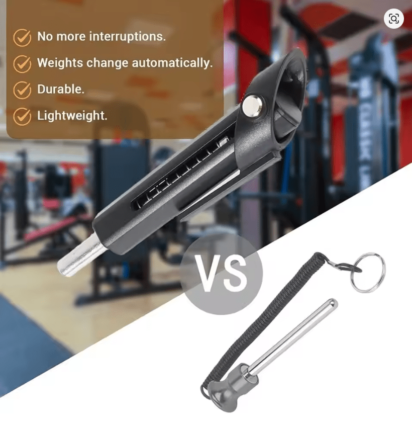 DROPSETTERS PINS 1 PAIR 2 PINS (Lock Weight Stack Pin Anti - Rust drop set pins gym) - MINDSTONE