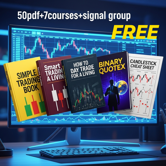 (4 BOOKS DEAL) Simple Trading + Day Trading + Smart Trading + Binary Quotex