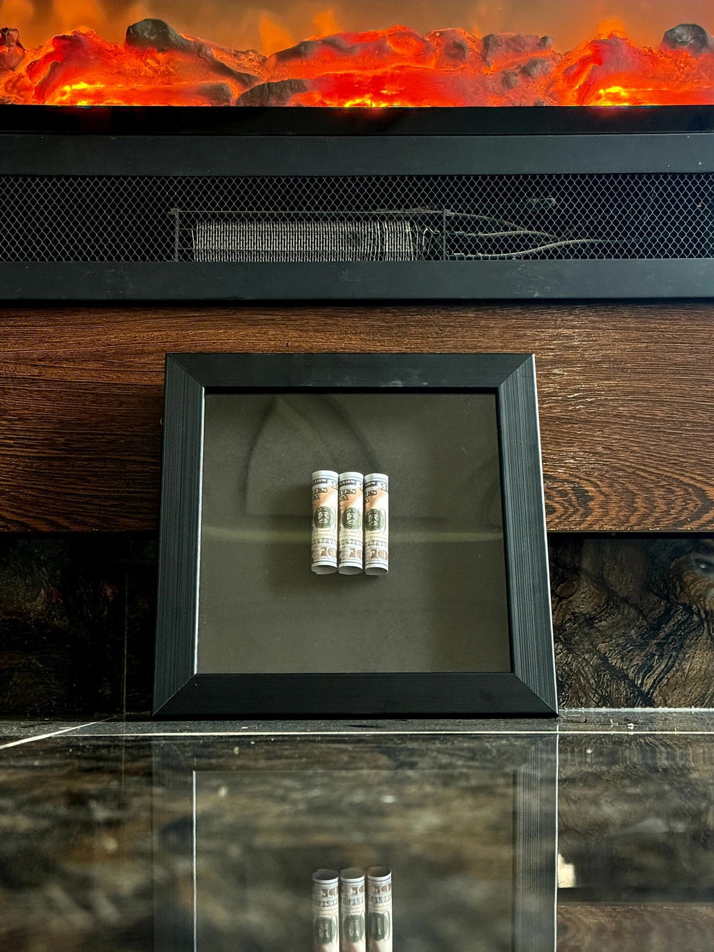 Three Figures 3D Stacked Frame - USD (50% OFF) - MINDSTONE