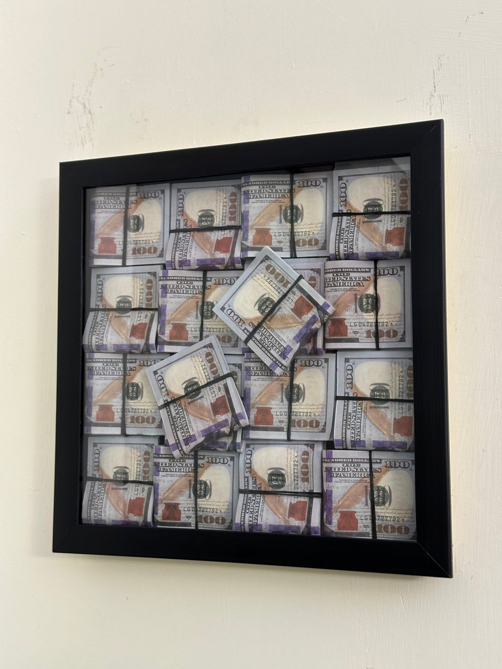 Prestige Dollars Fold Stacked 3D Frame - USD (50 % OFF) - MINDSTONE