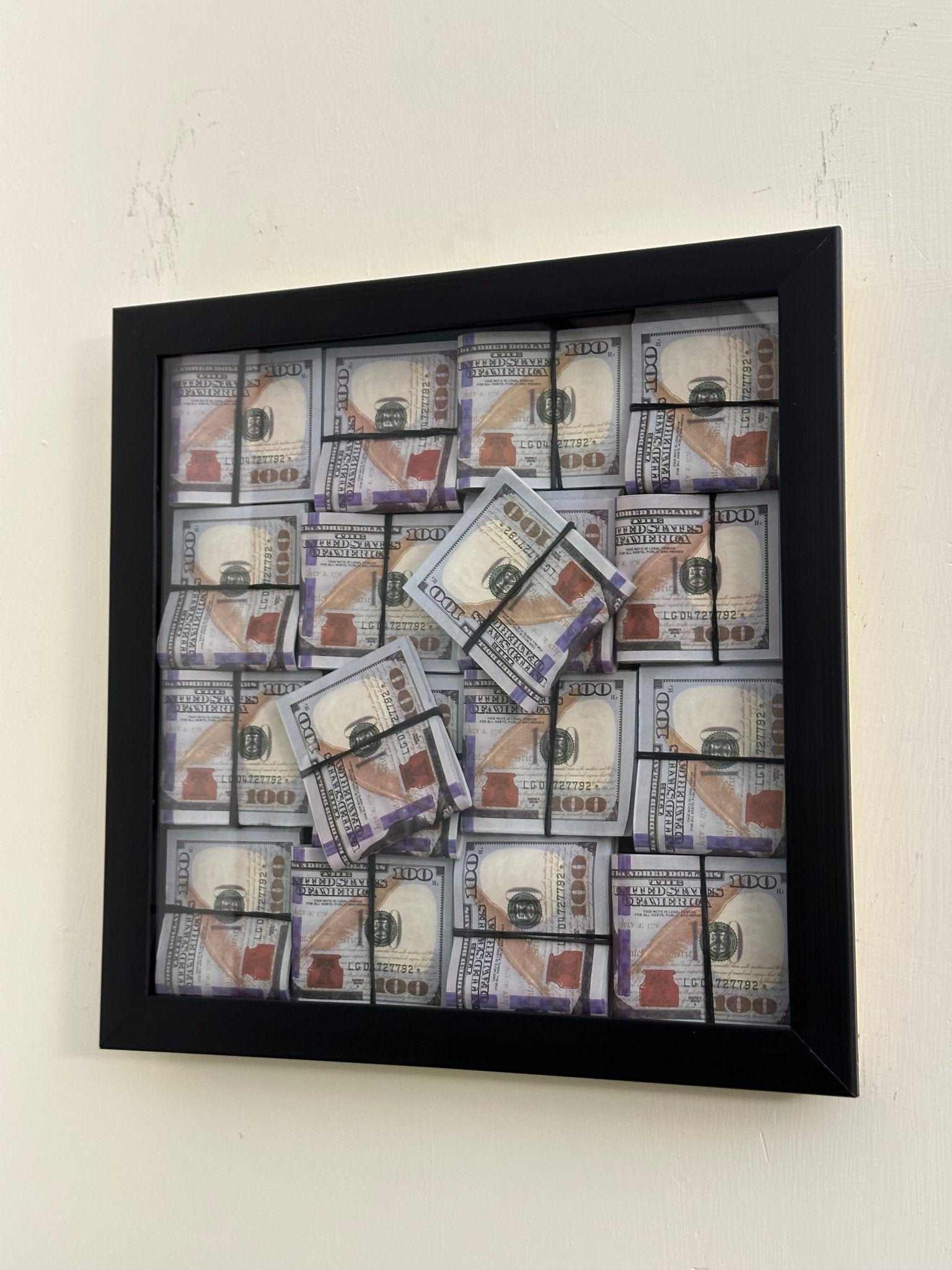 Prestige Dollars Fold Stacked 3D Frame - USD (50 % OFF) - MINDSTONE