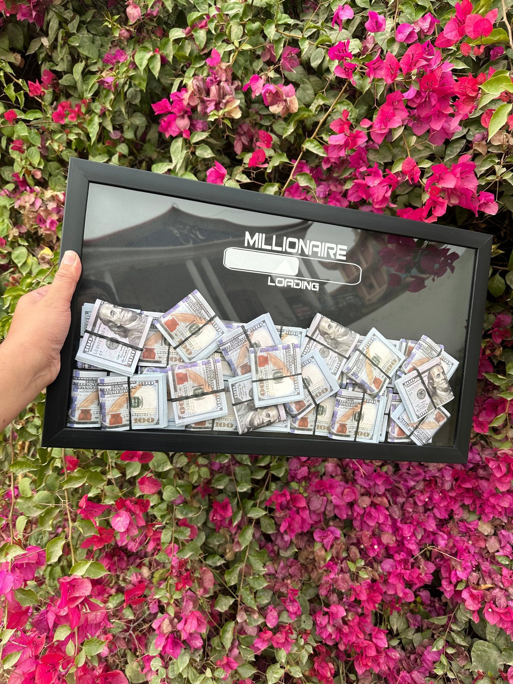 Millionare Dollars Stacked 3D Frame - USD (20 % OFF) - MINDSTONE