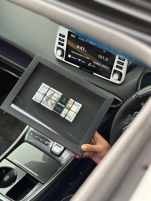 100 Dollar 3D Stacked Frame - USD (30% off) - MINDSTONE