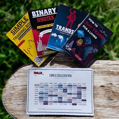 Ultra Trading Bundle (04 Latest Trading Books + Chart Pattern Cheat Sheet & Bonuses)
